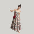Floral Breeze Tiered Maxi Dress for Women – Sleeveless Summer Cotton Dress