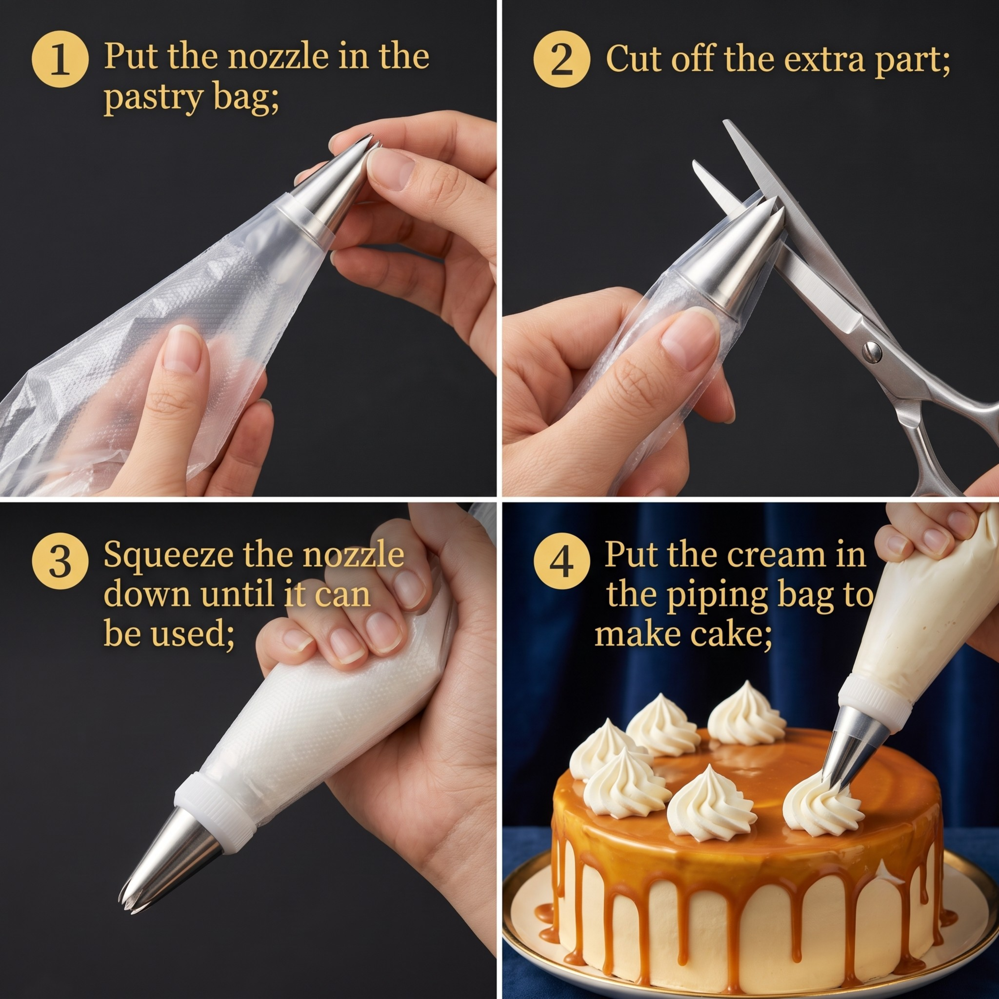 Premium Stainless Steel Icing & Piping Tips Set | Multipack