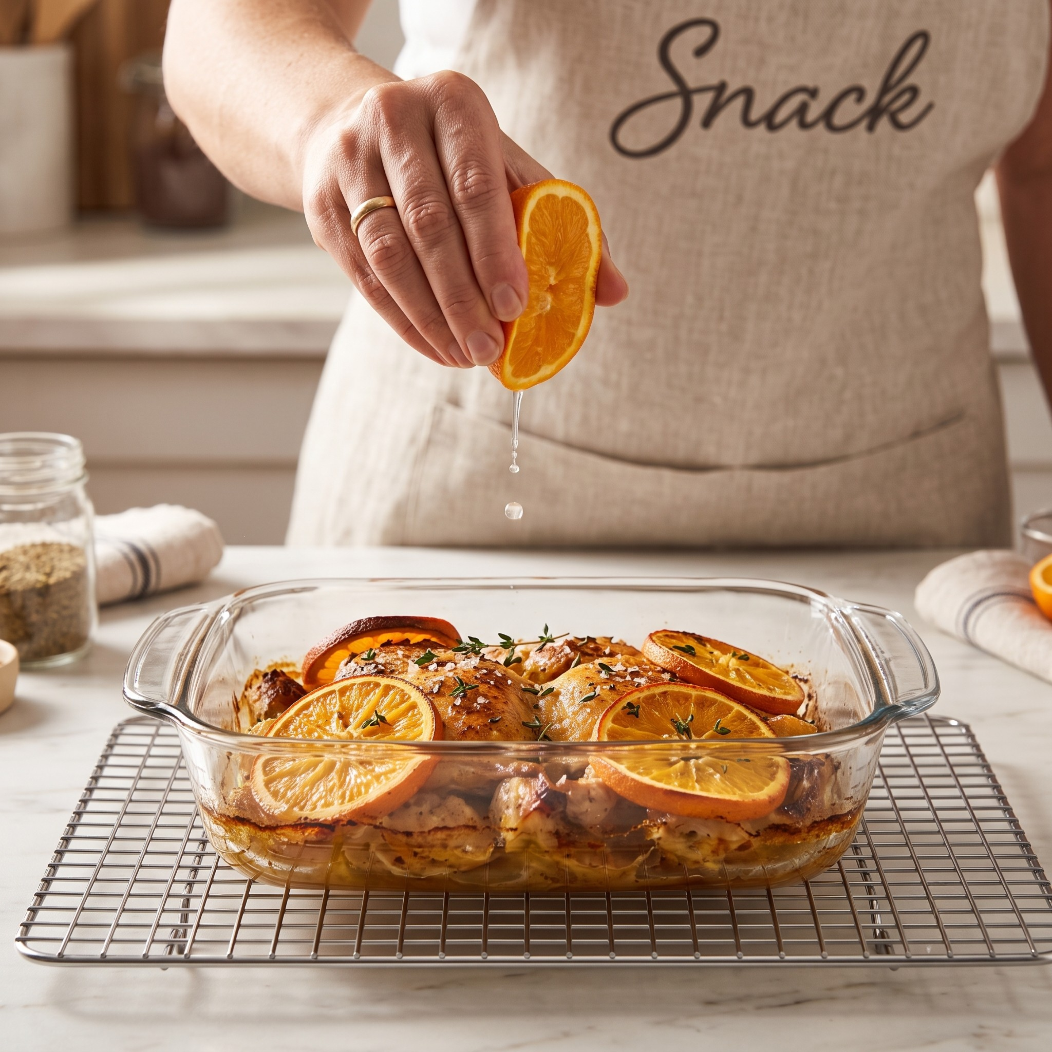 Premium 1L Rectangular Glass Baking Dish | Oven-Safe Transparent Casserole & Roasting Pan (25.5 x 15 x 5 cm)