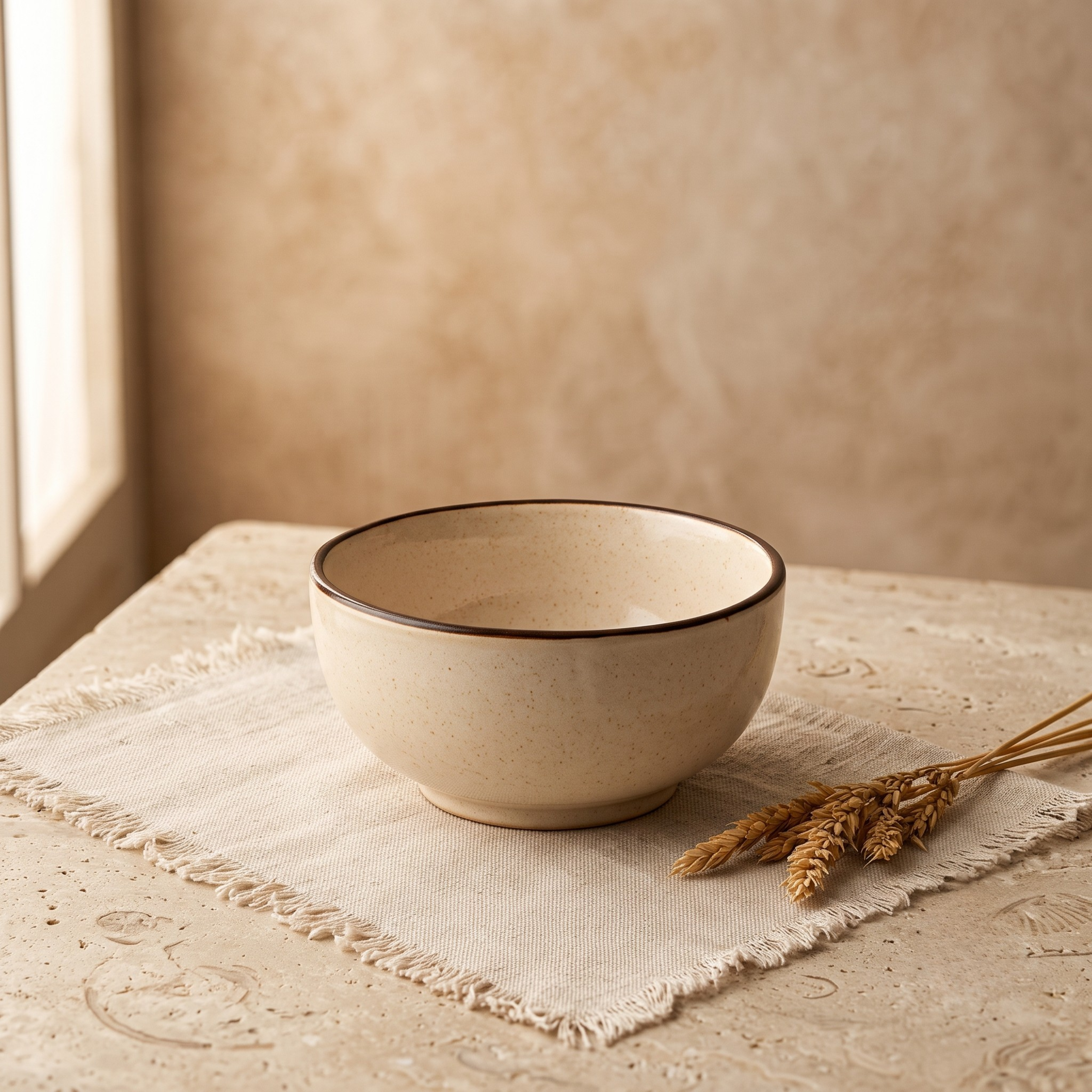 Premium Ceramic Ice Cream Bowls Set of 4 | Grey Melange, 250ml | Microwave Safe Dessert Bowls