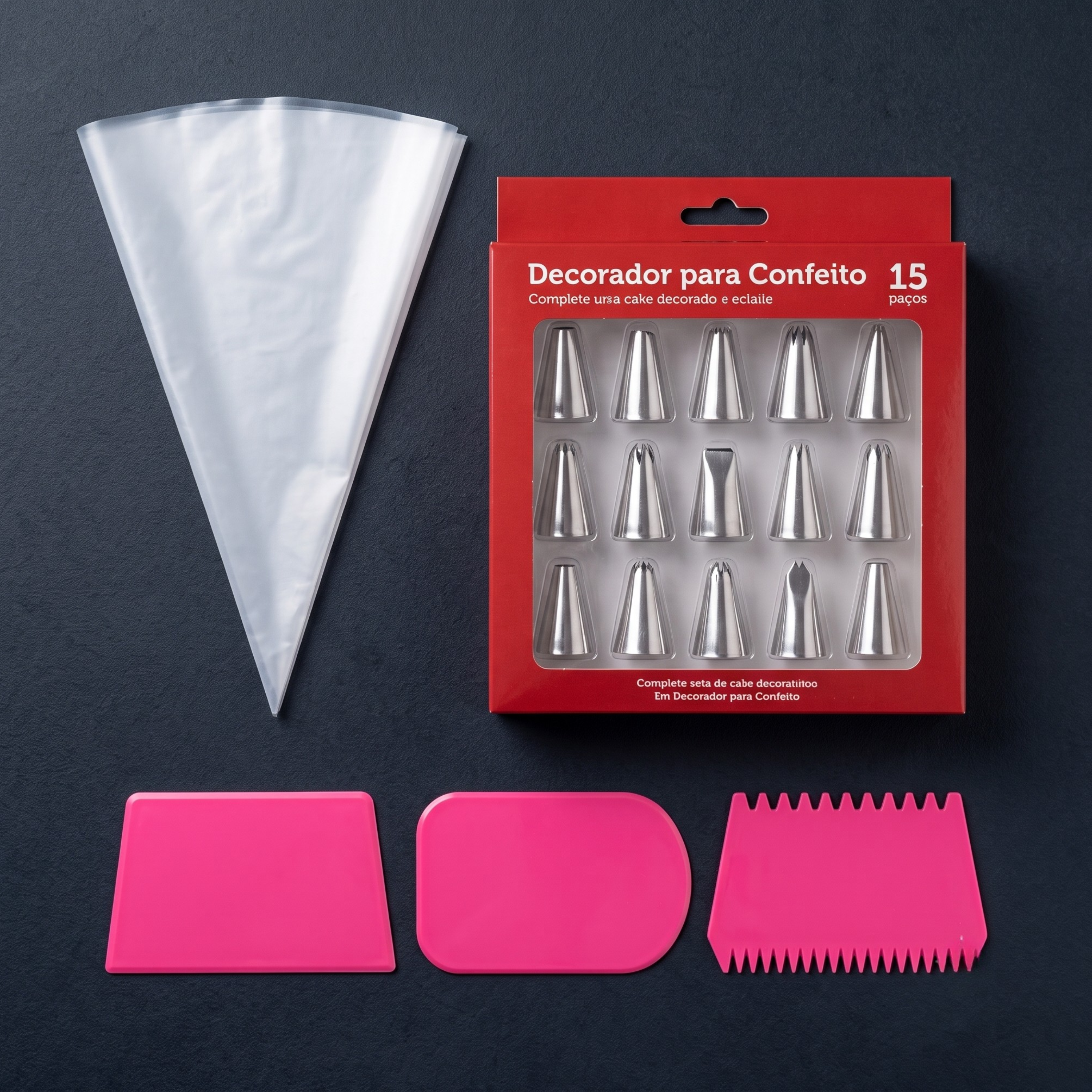 Premium Stainless Steel Icing & Piping Tips Set | Multipack