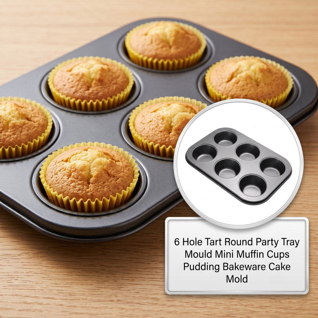 Premium 3-Piece Carbon Steel Bakeware Set - Black | Muffin Tray, Bread Loaf Pan & Cake Tin
